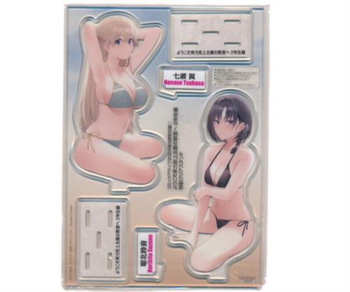 ようこそ実力至上主義の教室へ 2年生編 月刊コミックアライブ 2024年9月号 付録 特製クリアスタンド 七瀬翼&堀北鈴音