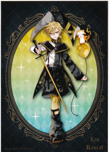 初音ミク×ラスカル 2023 ブロマイドコレクション 鏡音レン&ラスカル A