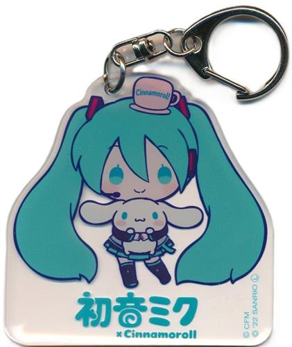 初音ミク×Cinnamoroll アクリルキーチェーン 初音ミク&シナモロール A ＜XmasFセール＞