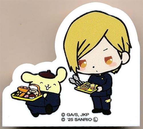 セガラッキーくじオンライン 呪術廻戦 懐玉・玉折×サンリオキャラクターズ E-4賞 クリップ 七海建人×ポムポムプリン