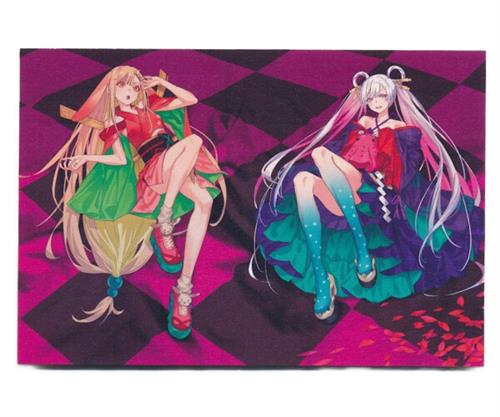 超かぐや姫! 「ワールドイズマイン CPK! Remix」イラストポストカード かぐや&月見ヤチヨ 【来場者特典/入場者特典】