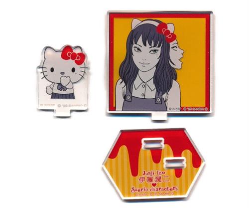 伊藤潤二×サンリオキャラクターズ アクリルスタンド 富江×ハローキティ