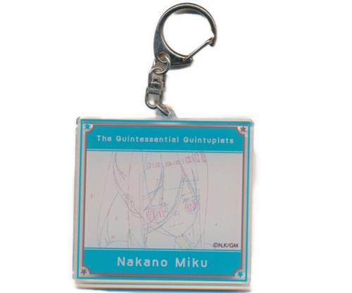五等分の花嫁 五等分の花嫁展 MESSAGE in 池袋サンシャインシティ 原画アクリルキーホルダー 中野三玖
