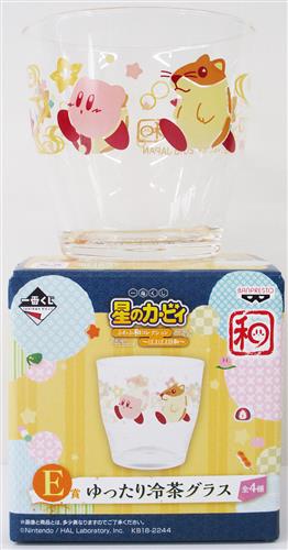 一番くじ 星のカービィ ふわふ和コレクション ぽよぽよ日和 E賞 ゆったり冷茶グラス カービィ リック グッズ その他 その他 アニメ グッズ ゲーム 同人誌の中古販売 買取 らしんばんオンライン