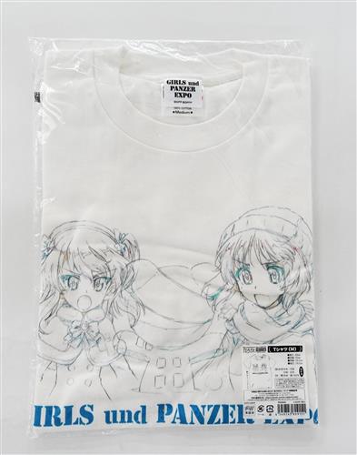【未開封】ガールズ&パンツァー 最終章 10th Anniversary ガールズ&パンツァー博覧会 ～これまでと、これから～ Tシャツ 島田愛里寿&西住みほ (Mサイズ)
