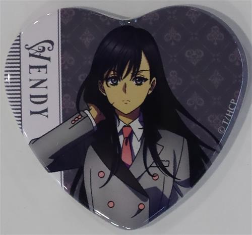 HIGH CARD 描きおろしトレーディングハート缶バッジ ウェンディ・サトー