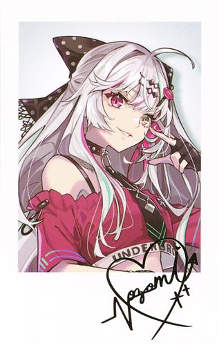 にじさんじ Welcome Goods ランダムチェキ風カード 石神のぞみ (箔押しサイン入り)