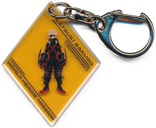 劇場版 僕のヒーローアカデミア トレーディングカラーアクリルキーホルダー -劇場版ver- 爆豪勝己
