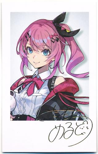 にじさんじ Welcome Goods ランダムチェキ風カード 倉持めると (箔押し