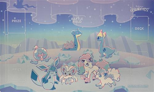 ポケットモンスター ポケモンカードゲーム ラバープレイマット「AURORA」 集合 韓国限定