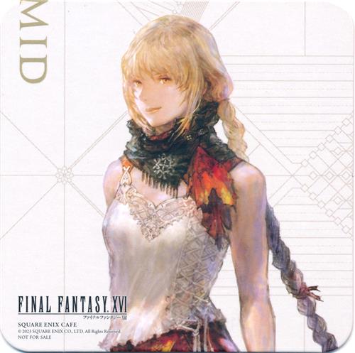 FINAL FANTASY XVI×SQUARE ENIX CAFE 第2弾 オリジナルコースター ミドアドル・テラモーン