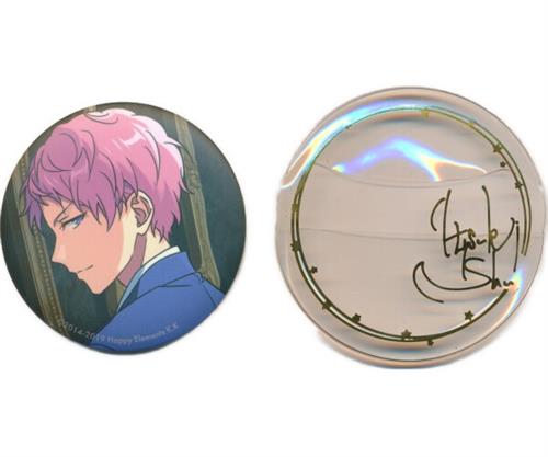 あんさんぶるスターズ!! 5周年展示会 ring for SMILE キャラバッジコレクション(缶バッジ) (豪華サイン入りカバー付) -5th Anniversary- B 斎宮宗