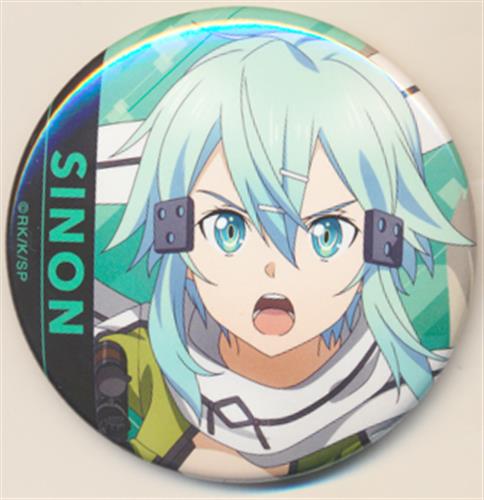 SAO シノン,キズメル abec缶バッジ ソードアートオンライン | バッジ