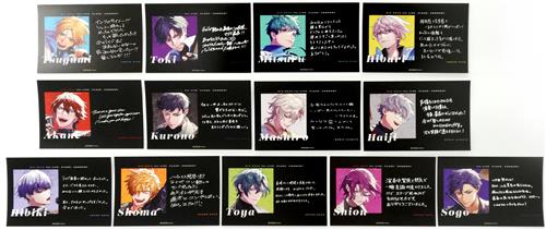 DIG-ROCK 1st LIVE -FLASH- メンバーコメント ポストカード13枚セット 【メーカー BD購入特典】