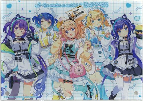 ご注文はうさぎですか? BLOOM×アトレ秋葉原 アクリルプレート コンカフェ ライトシトラス組