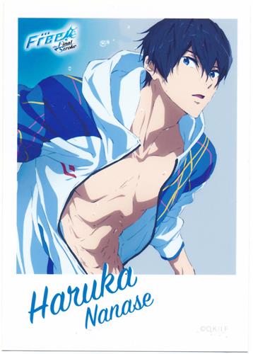 Free! CD Jacket Illustration Series ミニブロマイド 七瀬遙