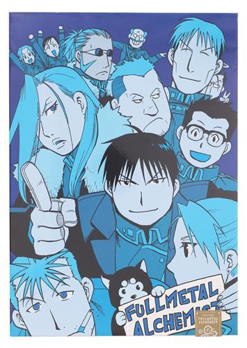 鋼の錬金術師 20th ANNIVERSARY CAFE ビジュアルシート 集合 BLUE