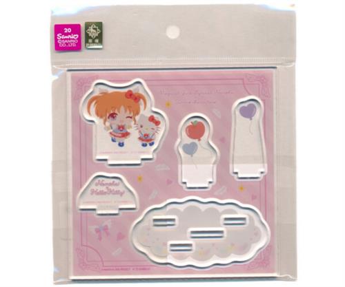 魔法少女リリカルなのはシリーズ×サンリオキャラクターズ POP UP STORE アクリルスタンドプレート 01 高町なのは×ハローキティ(ミニキャライラスト)