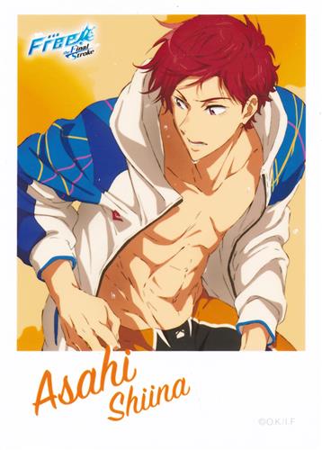 Free! CD Jacket Illustration Series ミニブロマイド 椎名旭