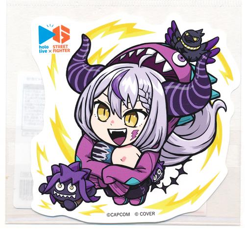 ホロライブ×ストリートファイター 6×CAPCOM CAFE 第1弾 BIGステッカー ラプラス・ダークネス