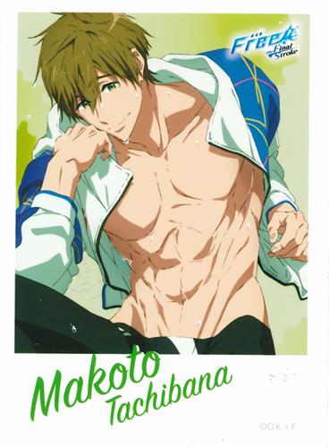 Free! CD Jacket Illustration Series ミニブロマイド 橘真琴