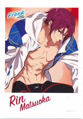 Free! CD Jacket Illustration Series ミニブロマイド 松岡凛