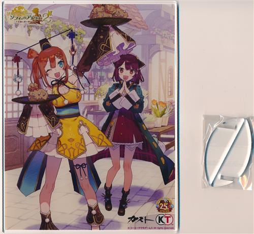 ソフィーのアトリエ 2 ～不思議な夢の錬金術士～ ファミ通誌面用描き下ろしアクリルパネル ソフィー・ノイエンミュラー&ピリカ 【ebten限定セット内容物】