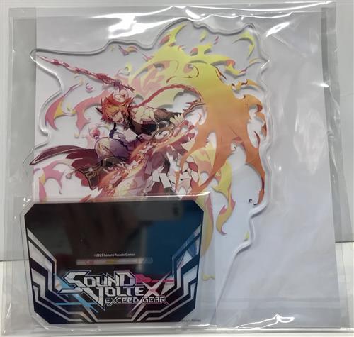 【未開封】コナミ プレミアムくじ ONLINE SOUND VOLTEXくじ 迫力マキシマ級! BIGアクリルスタンド 嬬武器 雷刀(火之迦具土神)