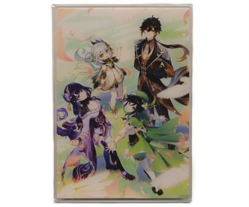 原神 ファンブック アニメイト限定セット 同梱特典 B5サイズアクリルパネル 集合(表紙イラスト)