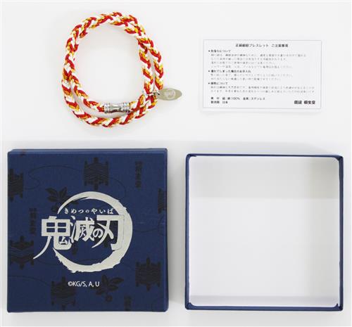 鬼滅の刃×浅草コラボイベント 組紐ブレスレット 煉獄杏寿郎 (L