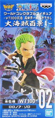 【未開封】ONE PIECE ワールドコレクタブルフィギュア -WT100記念 尾田栄一郎描き下ろし 大海賊百景 1- ロロノア・ゾロ