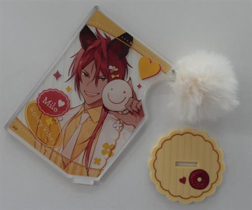 Honey Vibes オトメイト秋風マルシェ 2025 ランダムふわふわピアスカード型アクリルスタンド ミロ ＜XmasFセール＞