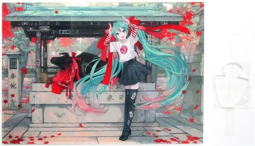【未開封】初音ミク×KYOTO NIPPON FESTIVAL アクリルパネル(B4) 撫牛 初音ミク