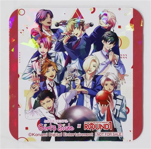 ときめきメモリアル Girl's Side×ROUND1 後半 ホログラムコースター 集合