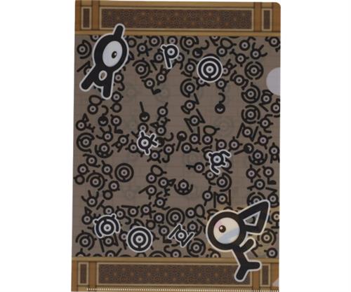 ポケットモンスター ピチュー賞 A4クリアファイル アンノーン&ピチュー&ピカチュウ