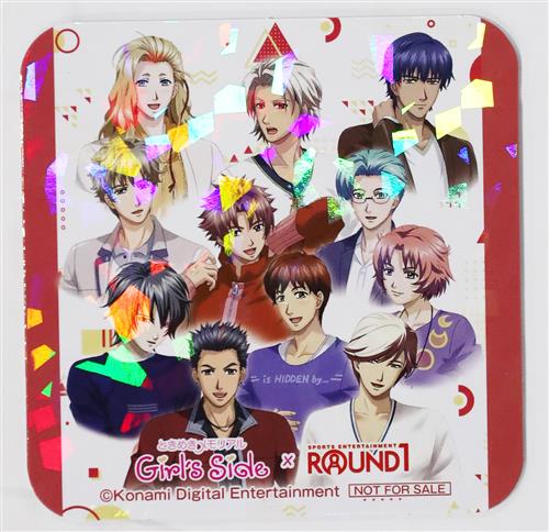 ときめきメモリアル Girl's Side×ROUND1 後半 ホログラムコースター 2nd Season