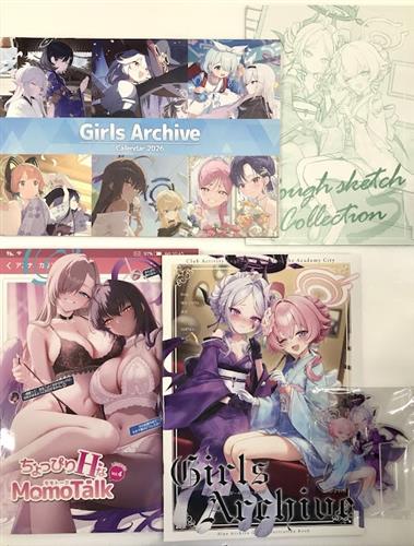 ブルーアーカイブ ちょっぴりHなMomoTalk Vol.4 & Girls Archive 3 & Girls Archive Calendar 2026 & 特典付 【ブルーアーカイブ】[ももいもん|キャロル|春日いづれ|freng][AliceFlag]
