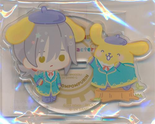 ジャックジャンヌ×サンリオキャラクターズ×ヴィレッジヴァンガード キャラクタースタンド 睦実介&ポムポムプリン