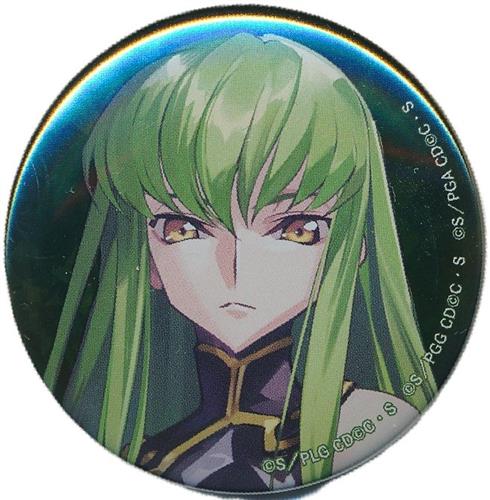 コードギアス Genesic Re;CODE×ヴィレッジヴァンガード 第1弾 メタリック缶バッジコレクション C.C.