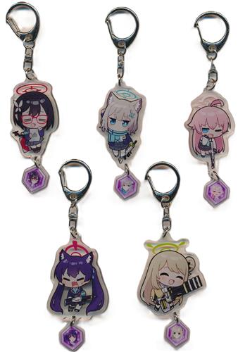 ブルーアーカイブ アビドス対策委員会アクリルキーホルダー 5種セット