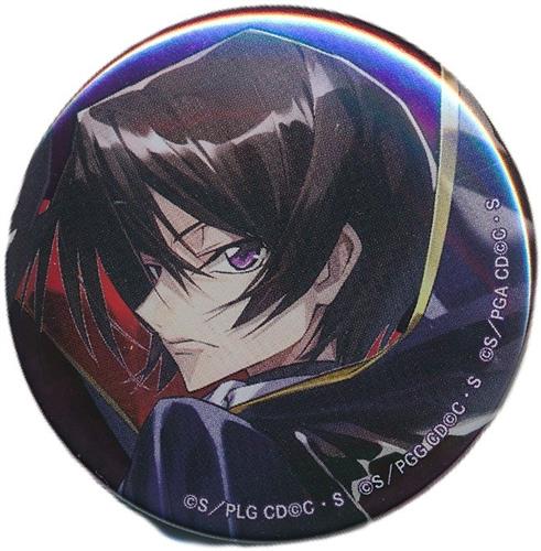 コードギアス Genesic Re;CODE×ヴィレッジヴァンガード 第1弾 メタリック缶バッジコレクション ルルーシュ・ランペルージ(左向き)