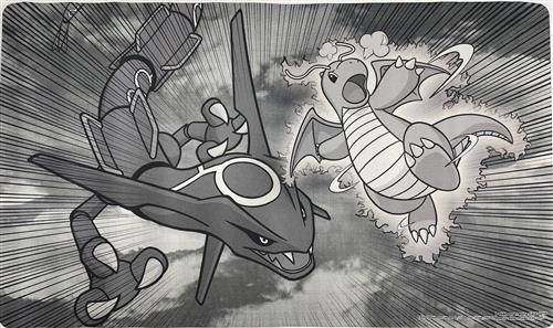 ポケットモンスター ポケモンカードゲーム プレイマット Dragonit&Rayquaza Collide カイリュー&レックウザ コライド