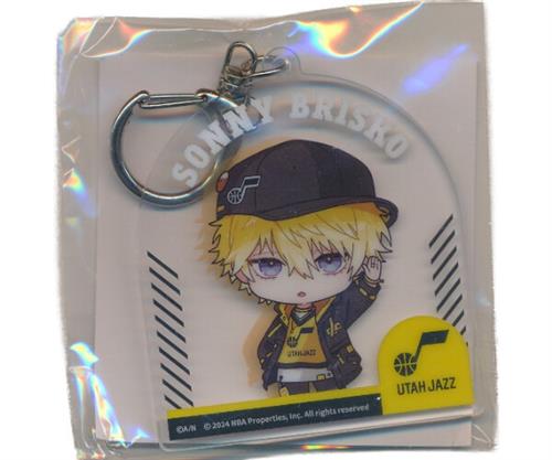 にじさんじ/NIJISANJI EN×NBA×楽天コレクション 第1弾 【Western】 C-18賞 キーホルダー サニー・ブリスコー Utah Jazz ちびキャラ
