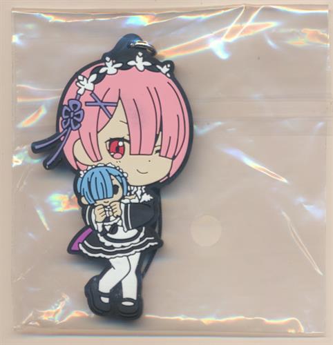 一番くじ Re:ゼロから始める異世界生活 ～Happy Birthday REM&RAM!～ F賞 レムかラムのラバーストラップ ラム B