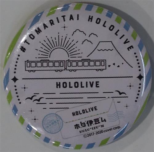 ホロライブ×伊豆箱根鉄道 ホロ伊豆ム 缶バッジ ロゴ