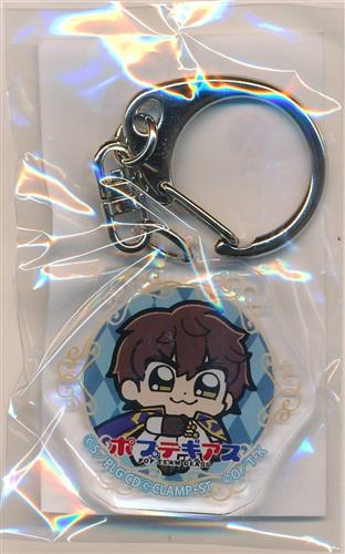 くじクリフ ポプテピピック×コードギアス 反逆のルルーシュ ポプテギアス D賞 アクリルキーホルダー 枢木スザク