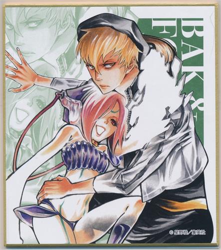 D.Gray-man 原画展～星野桂の世界展～ トレーディングミニ色紙 II バク&フォー