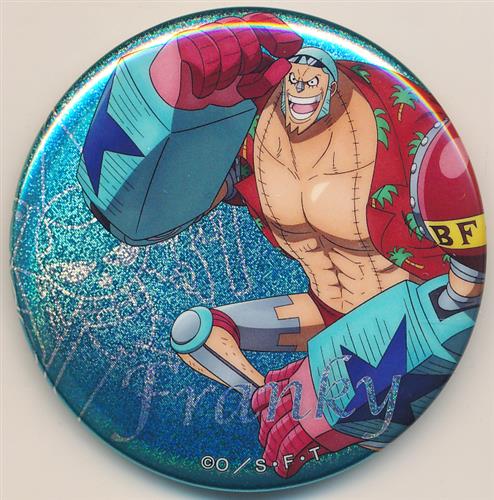 ONE PIECE A new voyage! ホログラム缶バッジ フランキー