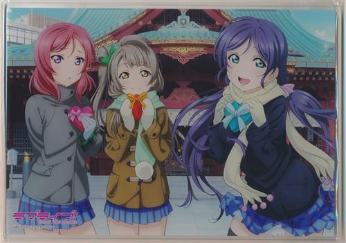 くじ引き堂 ラブライブ! オンラインくじ Ver.LoveLive!Days5周年～μ's～ A-4賞 ビッグアクリルプレート 南ことり&西木野真姫&東條希＜バレンタインSALE追加品＞