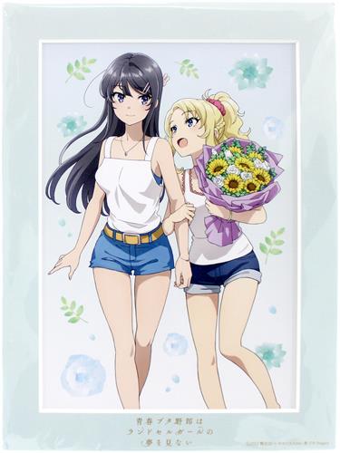 【未開封】青春ブタ野郎はランドセルガールの夢を見ない A4キャラファインマット 桜島麻衣&豊浜のどか 【ANIPLEX+ BD/DVD有償特典】